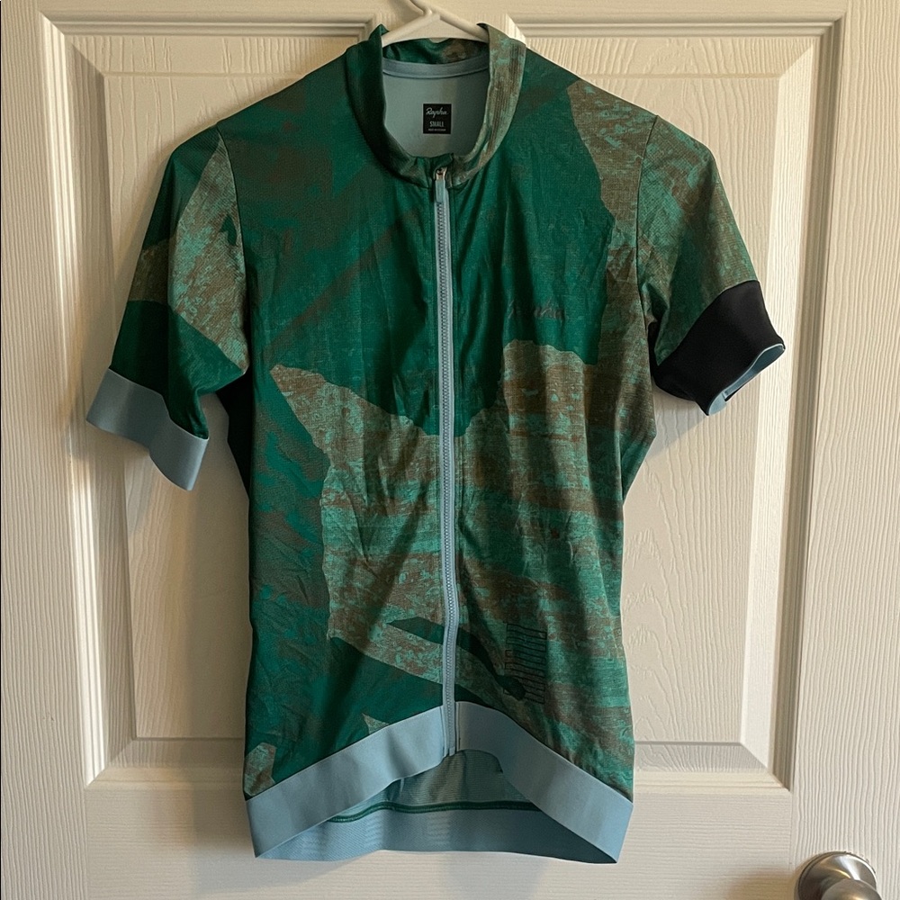 Rapha Men’s Pro Team Gravel Training Jersey small green blue